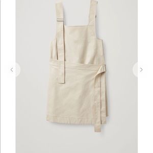 Cos sleeveless cotton wrap dress